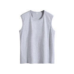 oversize300斤無袖t恤背心男棉質健身胖子籃球吸汗跑步寬松坎肩