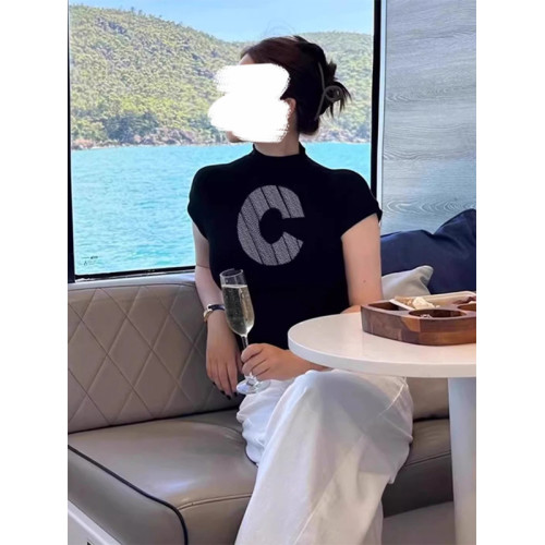 純棉短袖女T恤夏季2025新款內搭打底衫修身黑色半高領體恤上衣ins