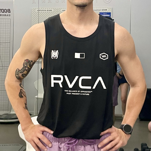 原D新款美式沖浪柔術MMA潮牌2VCA滌綸彈性大速乾健身綜合訓練背心
