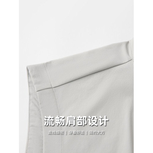 [商場同款]TREKTRAVEL德國飛鷹立領馬甲男春新款簡約休閒馬夾上衣
