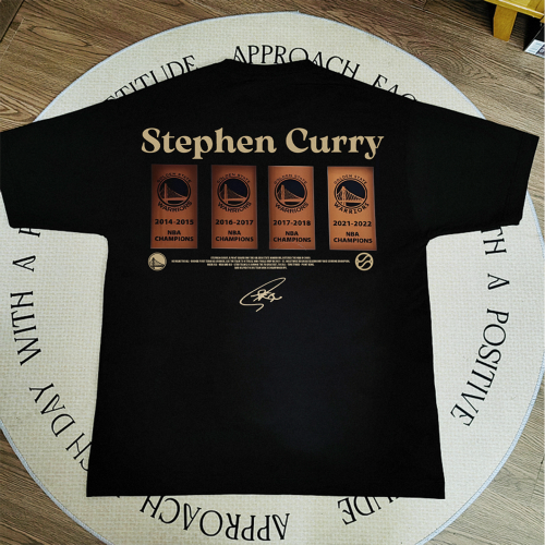 MUC庫里Curry短袖球星復古印花美式高街重磅T恤籃球訓練運動背心