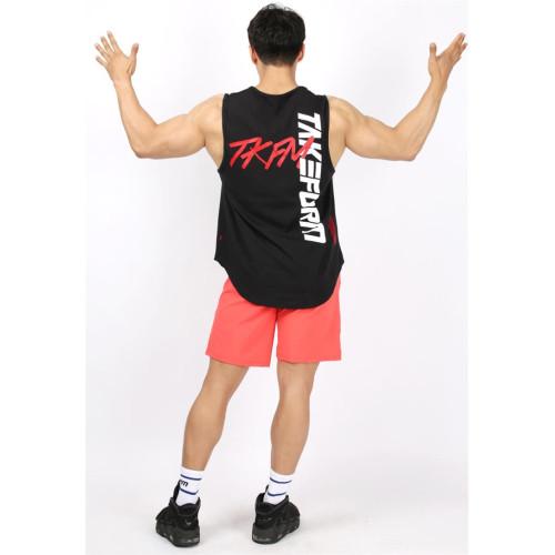 肌肉衫兄弟夏季薄男士運動無袖t恤男坎肩背心健身訓練汗衫純棉T男