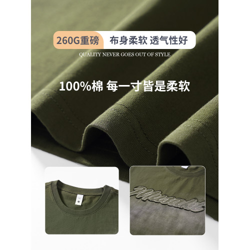 復古做舊水洗重磅背心男高級感痞帥寬松純棉T恤潮流美式無袖坎肩