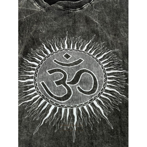 RNRNEPAL原創背心梵文手工拓印嬉皮上衣小衆無袖做舊T恤夏季純棉