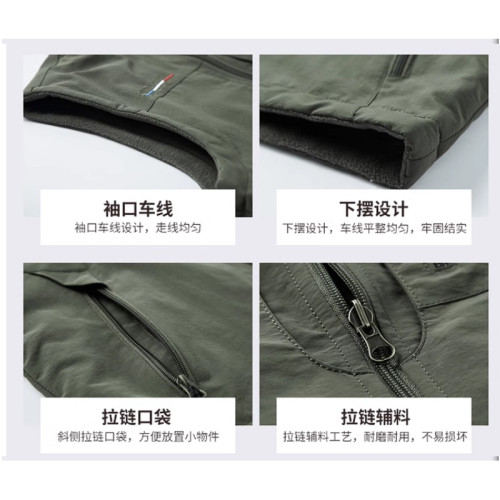春夏秋季薄款防水防風馬甲多口袋雙面穿寬松中老年男外套無袖坎肩