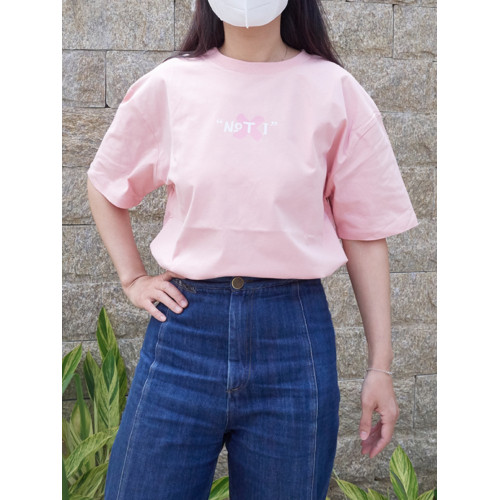 FaithTime 短袖寬松印花圓領休閒創意夏季NOT I 短袖男女T恤