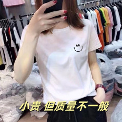 歐洲站純棉短袖女t恤夏寬松設計感小衆2025新款爆款正肩顯瘦上衣