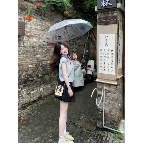 針織衫夏季2025新款翻領短袖女t恤薄款小香風顯瘦花苞裙上衣套裝