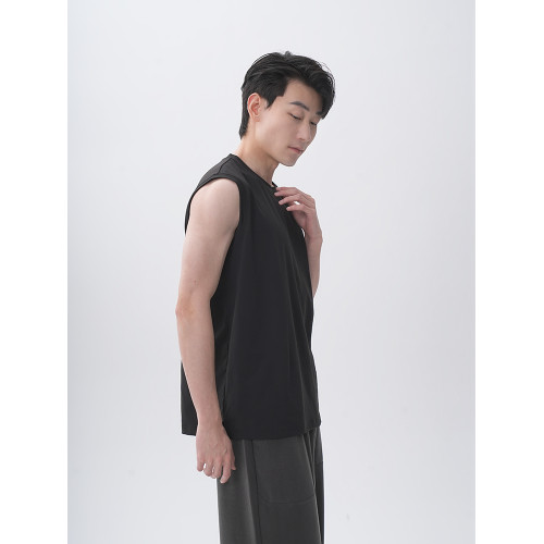 【2件99】NNID高彈優棉坎肩男士背心2025年夏吸溼排汗防曬打底衫