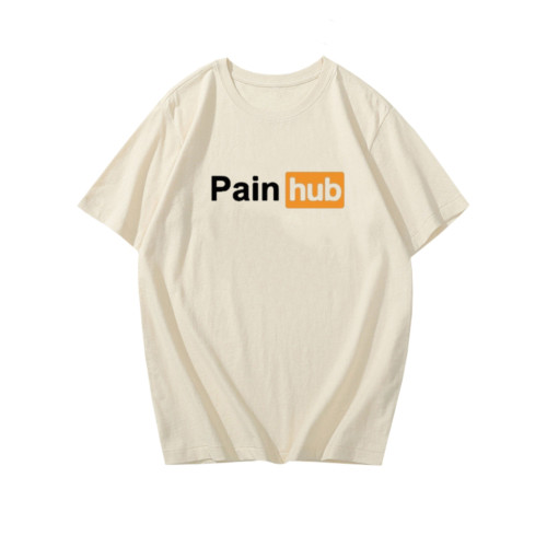 Painhub PoorHub 惡搞搞笑英文T恤短袖半袖衫上衣服體恤衫背心棉