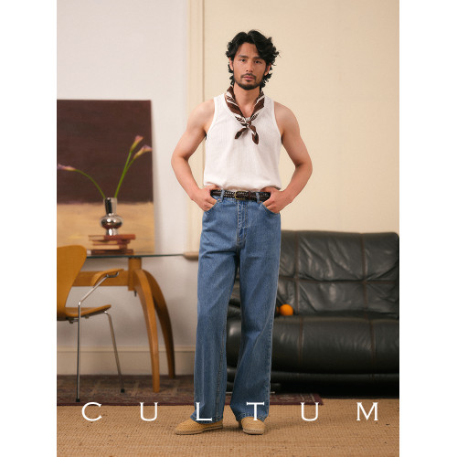 【重磅純棉透氣網眼】CULTUM意式無袖運動健身打底內搭坎肩背心男