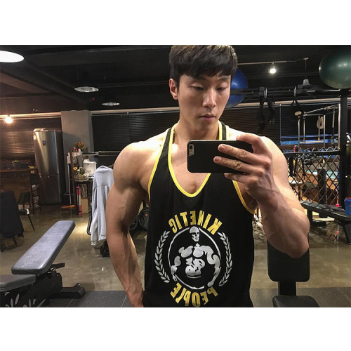 肌肉衫兄弟夏季純棉無袖t恤男薄汗衫健身訓練背心男運動上衣修身T