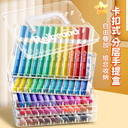 丙烯馬克筆小學生美術專用軟頭畫筆兒童無毒可洗不髒手水彩筆幼兒