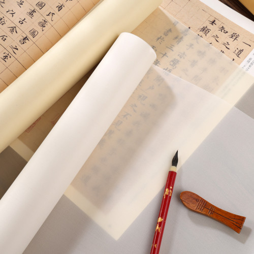 加密六絲古製真絲礬絹日本熟絹布天然桑蠶絲白色仿古色行草小楷書法作品紙國畫沒骨工筆畫白描創作專用絹布