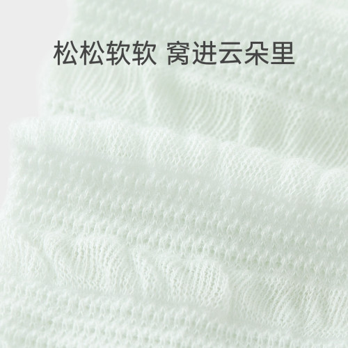 微獅牧尼寶寶襪子夏季嬰兒長筒襪網眼透氣防蚊襪新生兒防曬襪薄款
