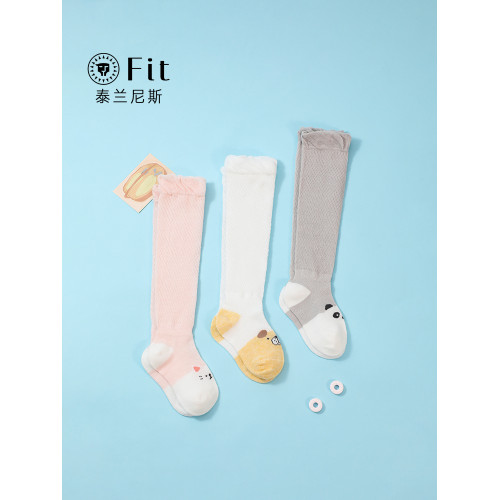 泰蘭尼斯fit過膝長筒防蚊寶寶襪子四季款舒適透氣不掉腳嬰兒襪