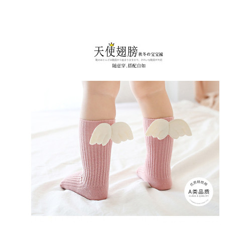 日本Ulovazn襪子~新生嬰兒可愛翅膀襪子點膠防滑寶寶襪子中筒襪