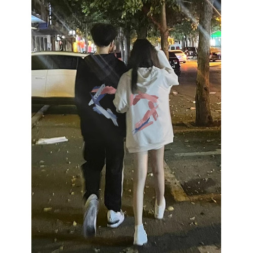 早春特別不一樣的情侶裝衛衣春秋冬2025新款秋季外套高級感連帽潮