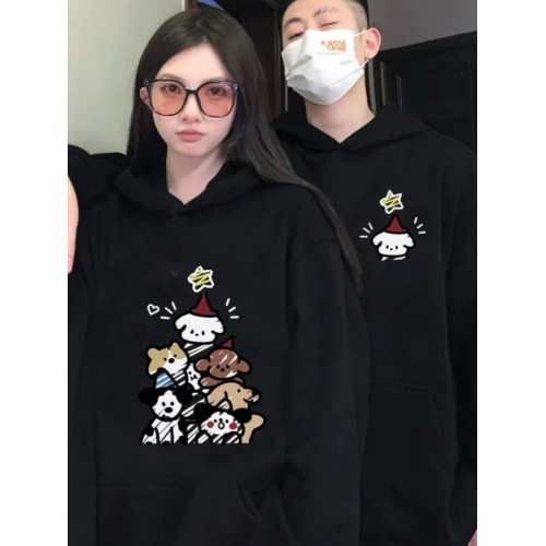 disoo早春穿搭2025新款特別超火的情侶裝衛衣男女款秋冬裝高級感