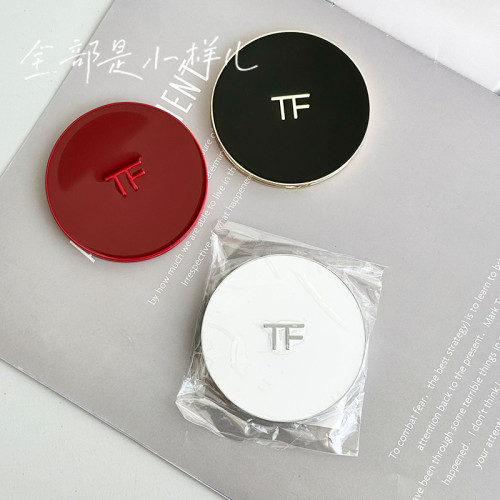 Tom Ford湯姆福特tf黑金雙面化妝鏡白金補妝鏡翻蓋小鏡子隨身鏡