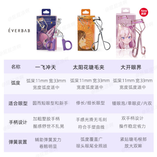 讓睫毛飛起來 ！Everbab睫毛夾太陽花一飛沖天初學者不夾皮艾蓓拉