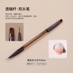 日本美甲筆刷子掃掃筆建搆筆半透桿光療彩繪拉線筆漸變筆
