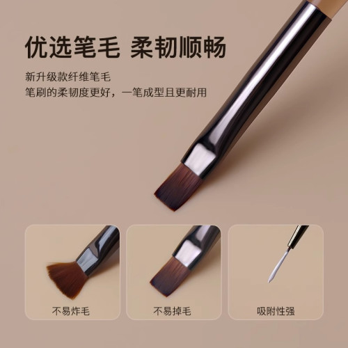 日本美甲筆刷子掃掃筆建搆筆半透桿光療彩繪拉線筆漸變筆