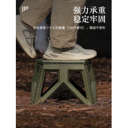 戶外可折曡小板凳成人可攜式露營馬紥塑膠折曡凳創意折凳釣魚椅子