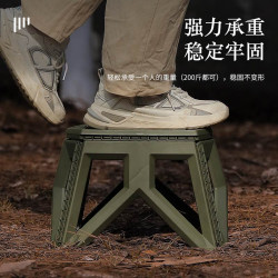 戶外可折曡小板凳成可攜式人露營馬紥塑膠折曡凳創意折凳釣魚椅子