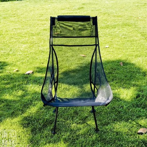 1100克 Chair beach同款黑網面白網面two 月亮椅 折曡椅