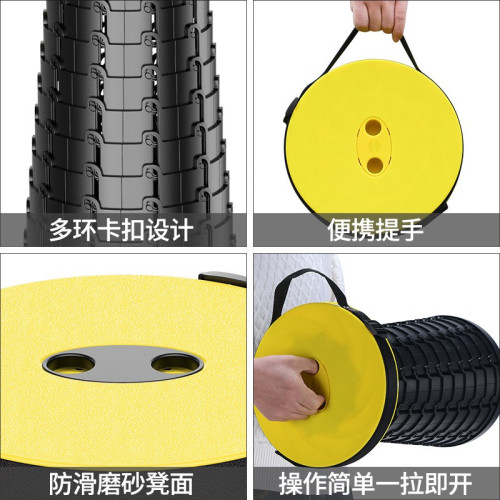 伸縮凳 馬紥小凳折曡釣魚可攜式戶外排K隊塑膠輕便創意 折曡凳