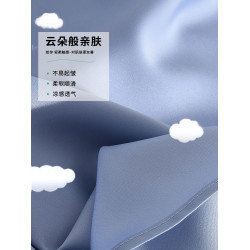 藍醋酸緞面短袖襯衫女夏抗皺免燙法式上衣慵懶風通勤職業襯衣