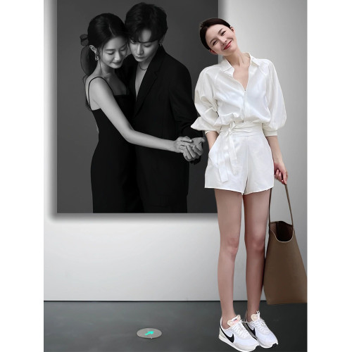 WFYO/白色襯衫套裝女2025夏新款高級感休閒上衣短褲兩件套薄款ins