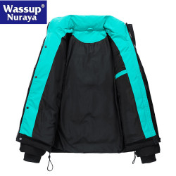 WASSUP Nuraya潮牌2024秋冬新款短款輕薄保暖羽絨服男士立領外套