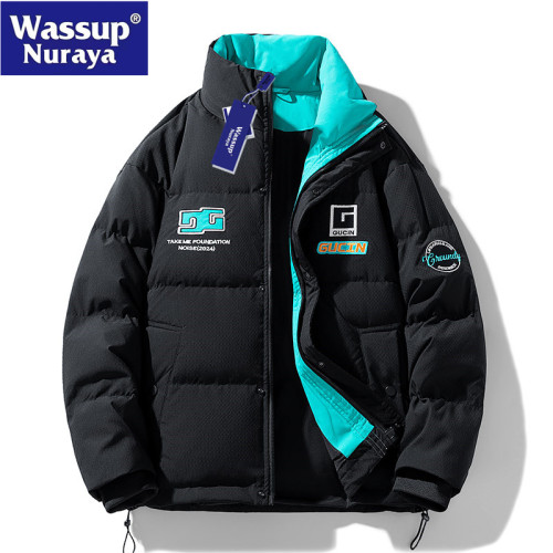 WASSUP Nuraya潮牌2024秋冬新款短款輕薄保暖羽絨服男士立領外套 WASSUP Nuraya潮牌2024秋冬新款短款輕薄保暖羽絨服男士立領外套