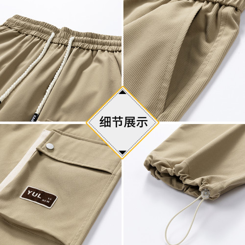 WASSUP NURAYA美式高街工裝褲男春夏寬鬆直筒痞帥休閒長褲男生潮