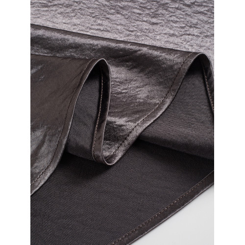 嘉綺瑞希 性價比推薦7色！加厚柔軟醋酸質感 緞面顯瘦斜裁半身裙