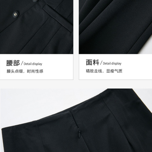 半身裙女夏新款高腰包臀裙加大碼寬松顯瘦職業西裝中長款媽媽裙子