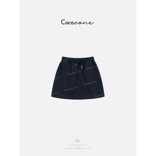 COCO ZONE 劉一一2026夏季新款時尚松緊腰簡約休閒顯瘦半身短裙子 COCO ZONE 劉一一2026夏季新款時尚松緊腰簡約休閒顯瘦半身短裙子