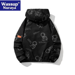 Wassup Nuraya潮牌2023春季宇航員青少年學生百搭夾克高品質外套