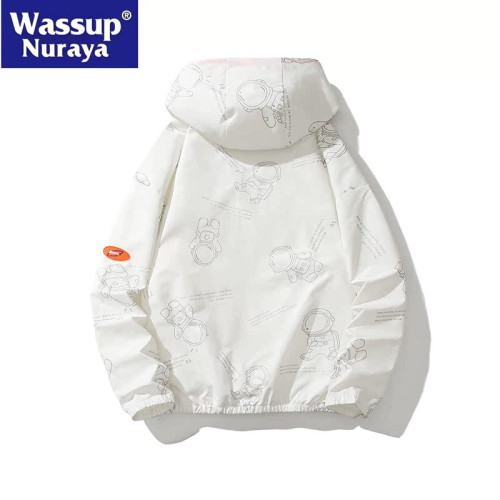Wassup Nuraya潮牌2023春季宇航員青少年學生百搭夾克高品質外套