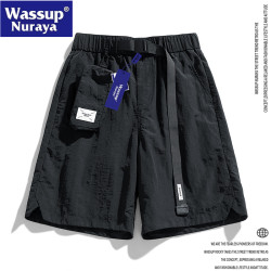 WASSUP Nuraya潮牌2024夏季收納變包速乾冰絲短褲運動休閒褲男女