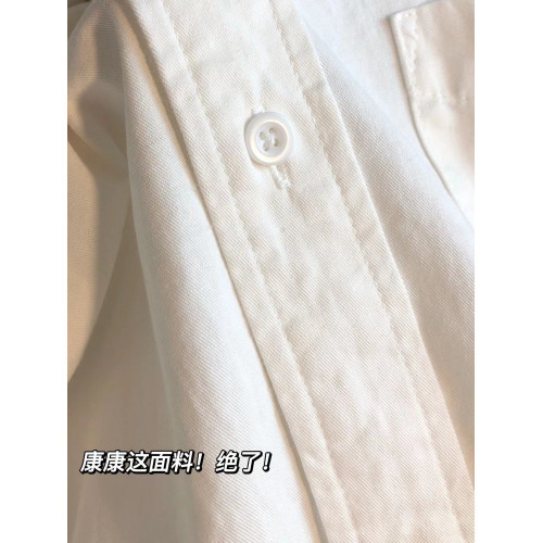 wassup純棉白色襯衫女春夏秋季防曬設計感小衆小個子內搭曡穿襯衣