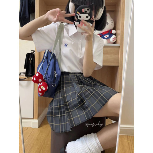 10天左右補貨提前加購 | 小涼快 | JK製服Polo衫夏季校供短袖襯衫