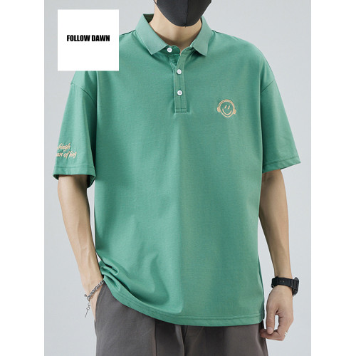 polo衫男士短袖T恤夏季薄款翻領上衣商務休閒透氣都市體