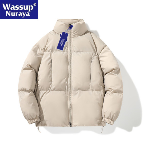 WASSUP Nuraya潮牌立領棉服男冬季保暖麵包服情侶百搭加厚外套