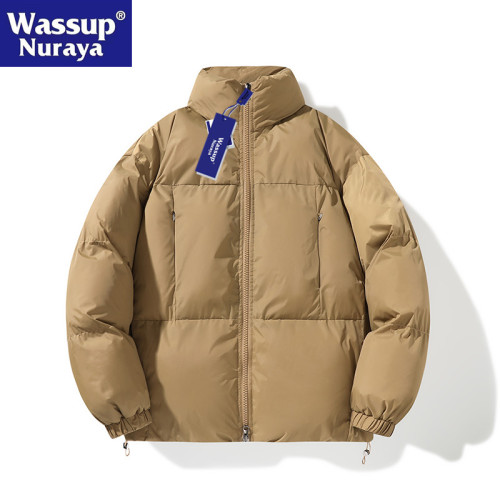 WASSUP Nuraya潮牌立領棉服男冬季保暖麵包服情侶百搭加厚外套