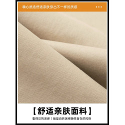 啄木鳥純棉褲子男夏季薄款2025新款寬松束腳運動休閒垂感長褲子K