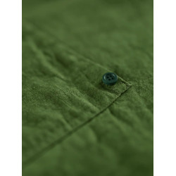 兩人出品LRCP | 溫柔招展 | 展綠純亞麻寬鬆襯衫