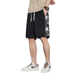 WASSUP NURAYA休閒五分短褲男夏季薄款寬鬆透氣直筒沙灘速乾中褲